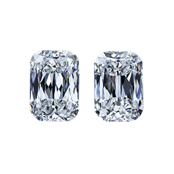 caesar cut cushion side stones leon mege
